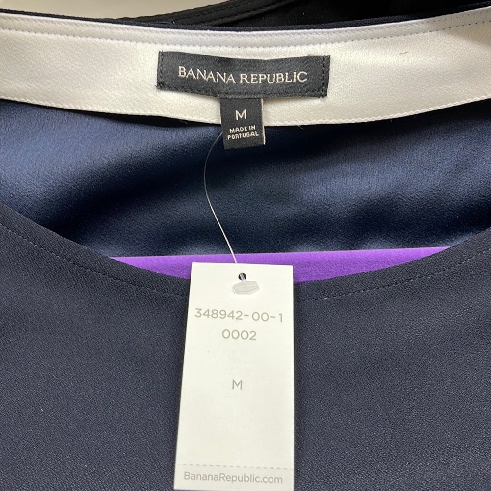 Banana Republic split sleeve top